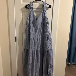 Old Navy Gingham maxi dress xxl
